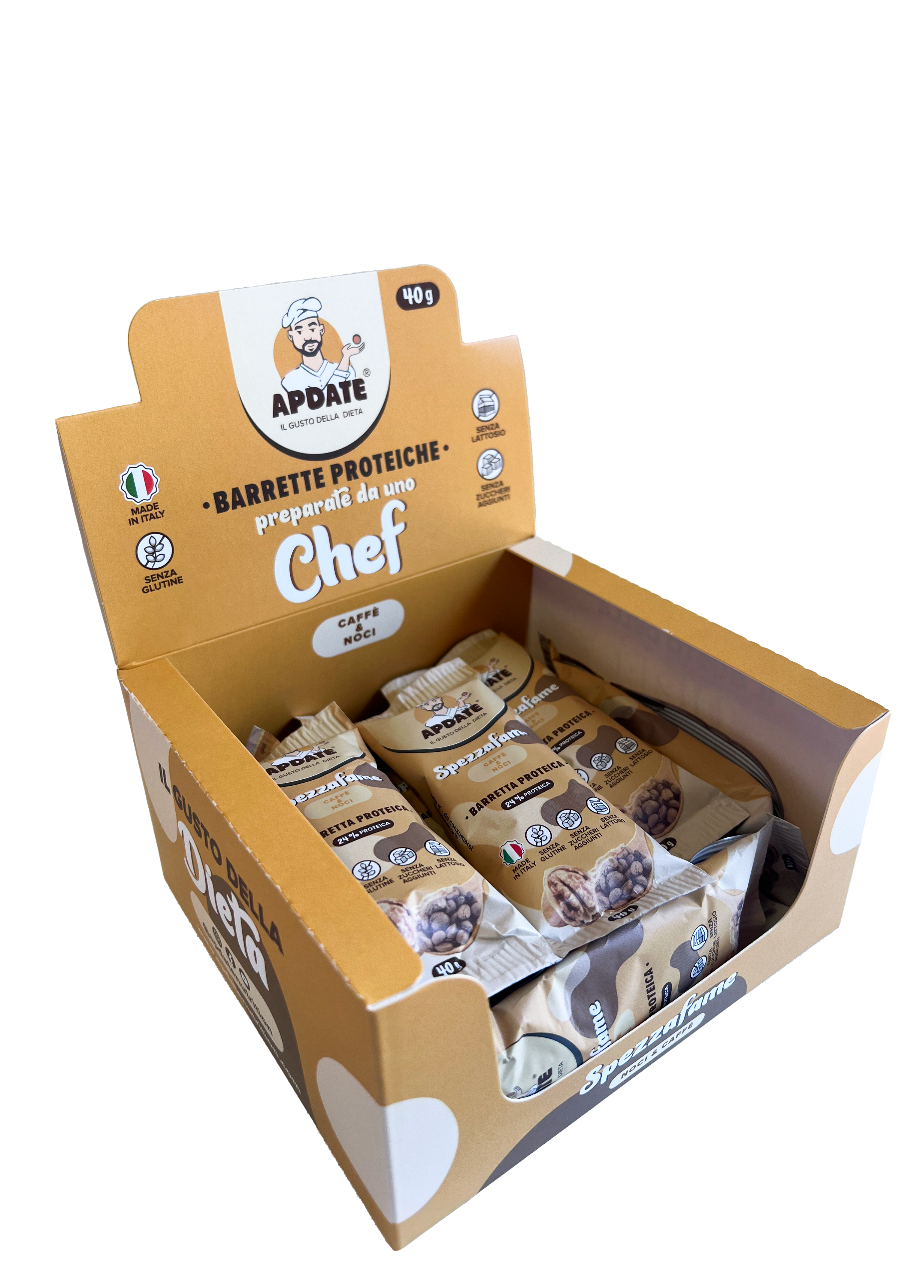 Barretta proteica Spezzafame Caffè e Noci