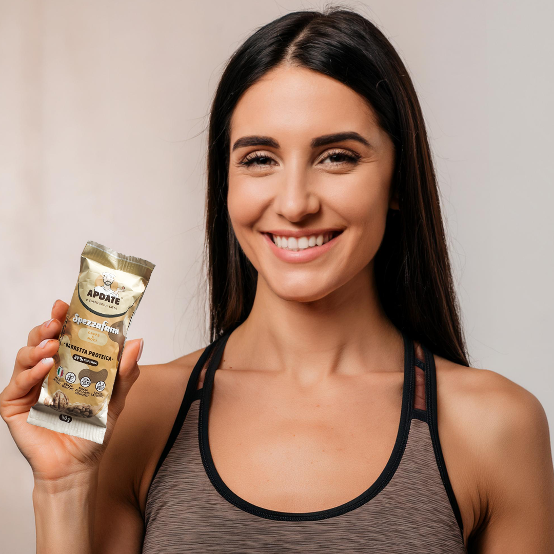 Barretta proteica Spezzafame Caffè e Noci