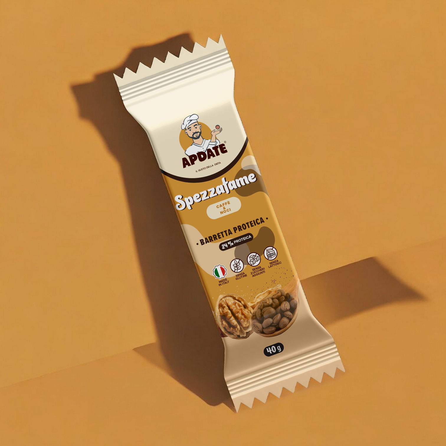 Barretta proteica Spezzafame Caffè e Noci