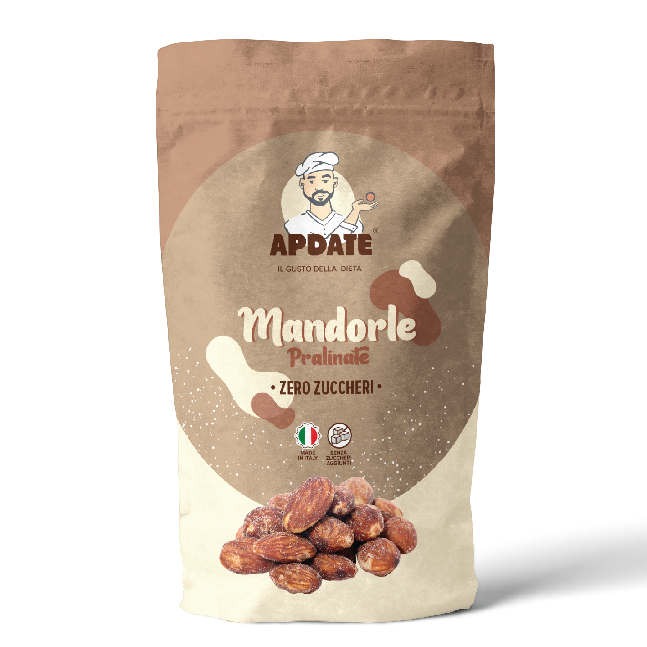 Mandorle pralinate senza zuccheri aggiunti
